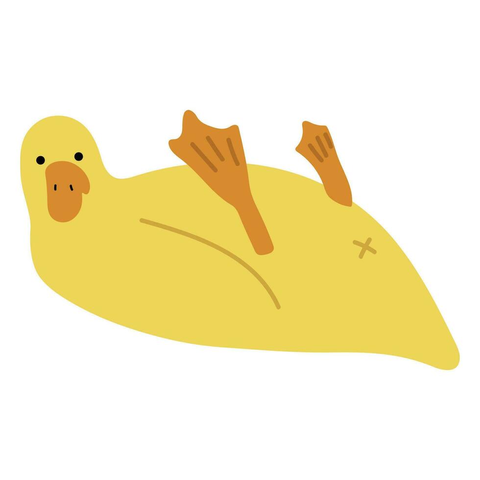 Duck Yellow Single vector