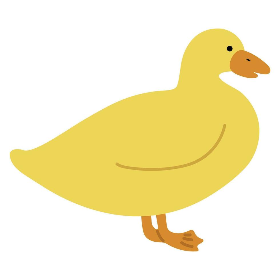 Duck Yellow Single vector