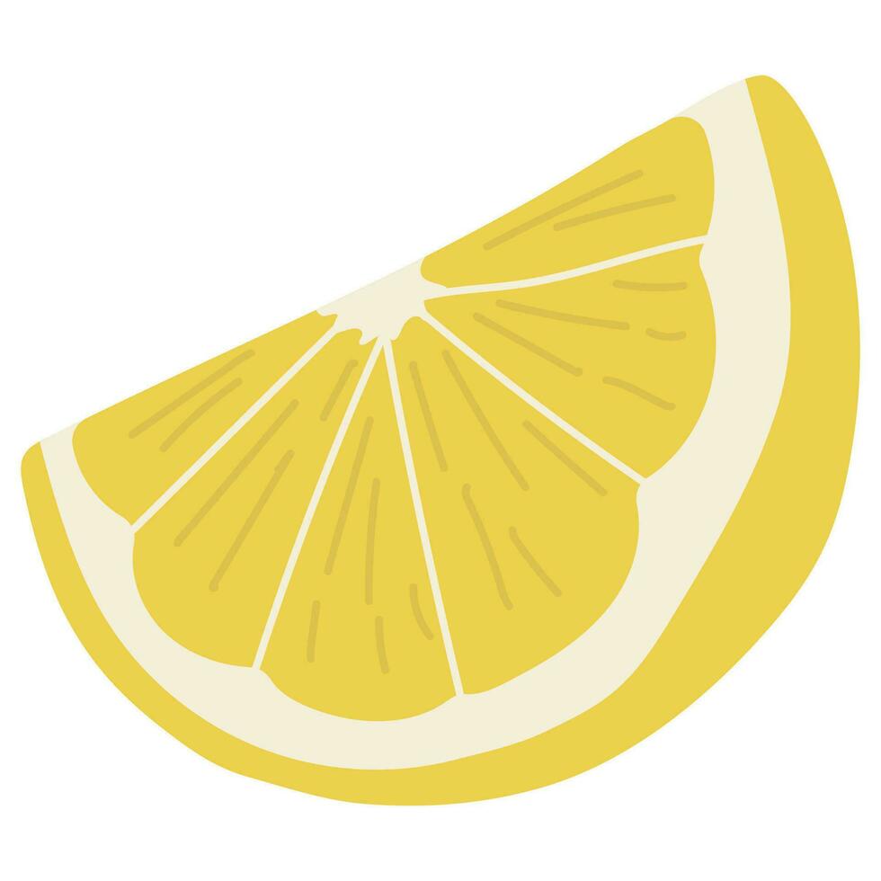 Lemon Single cute illustration vector