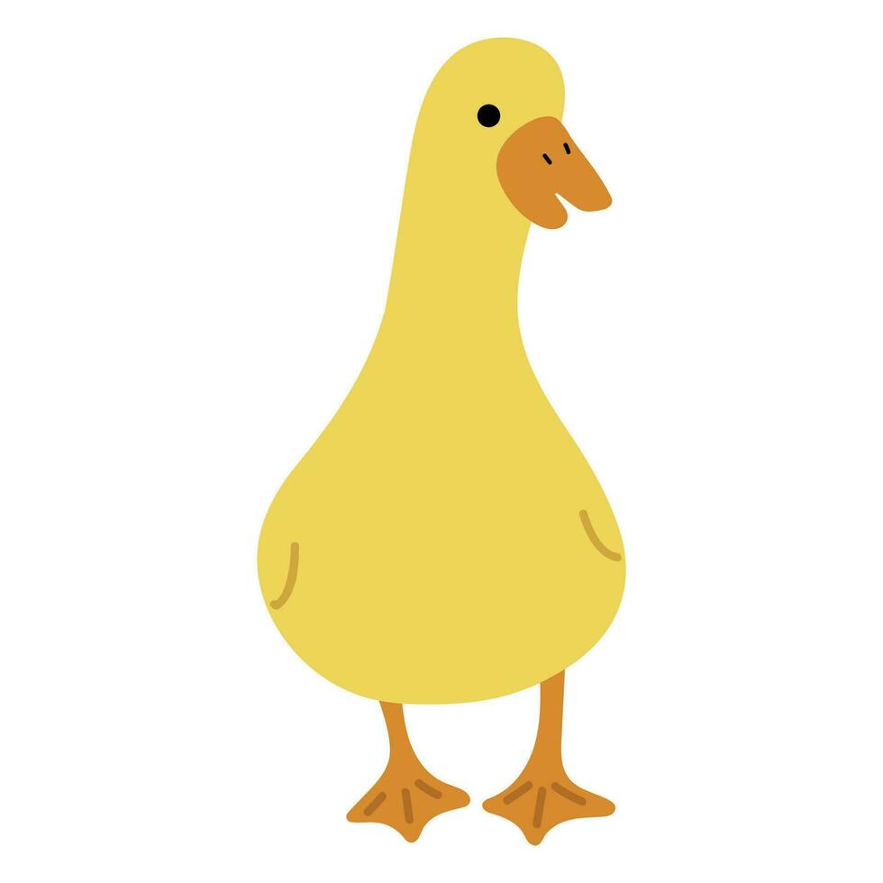 Duck Yellow Single vector