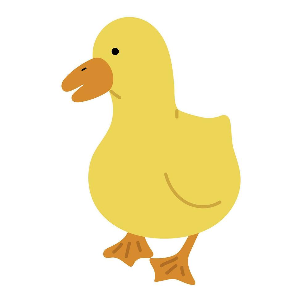 Duck Yellow Single vector