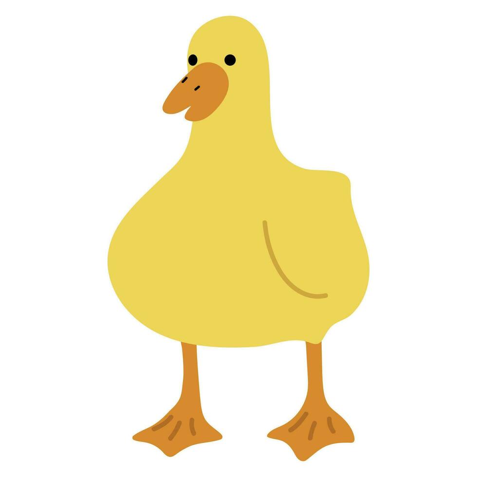 Duck Yellow Single vector