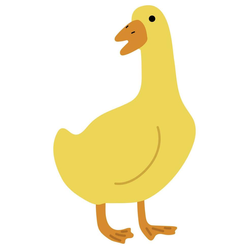 Duck Yellow Single vector
