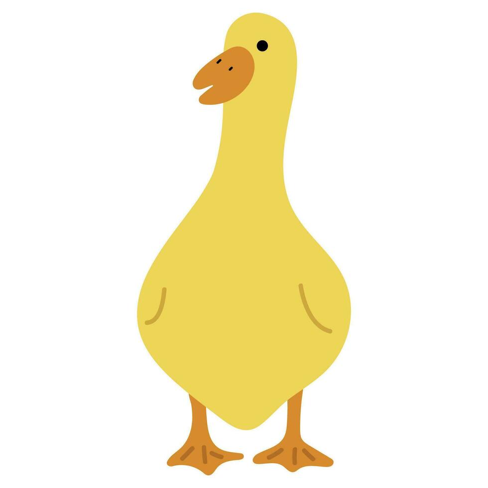 Duck Yellow Single vector