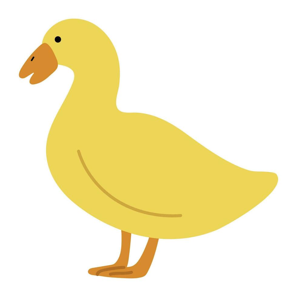 Duck Yellow Single vector