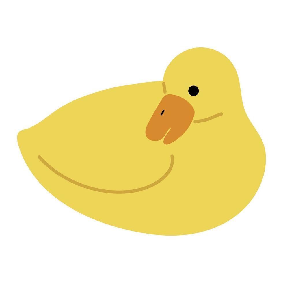 Duck Yellow Single vector