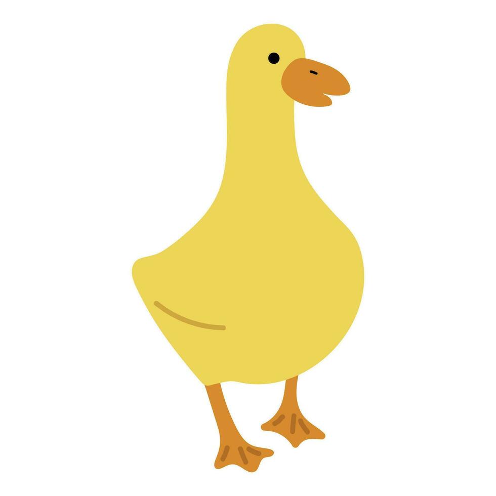 Duck Yellow Single vector