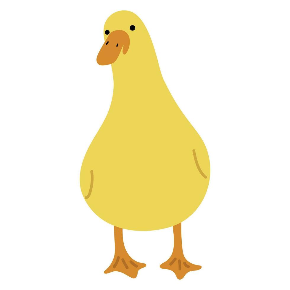 Duck Yellow Single vector