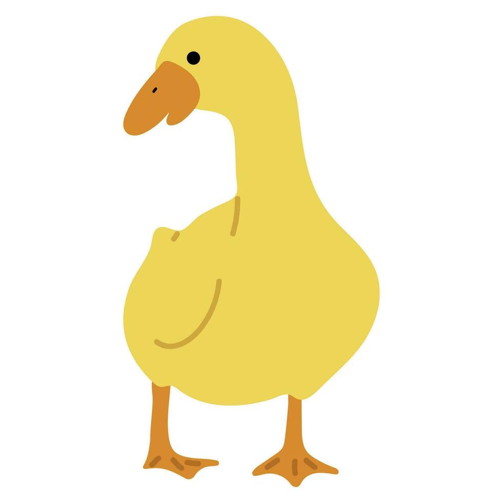 Duck Yellow Single vector
