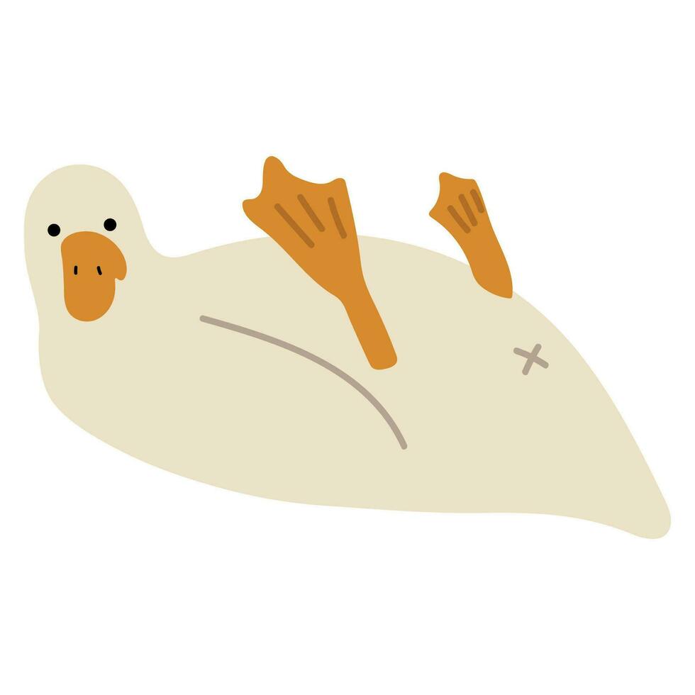 Duck White Single vector