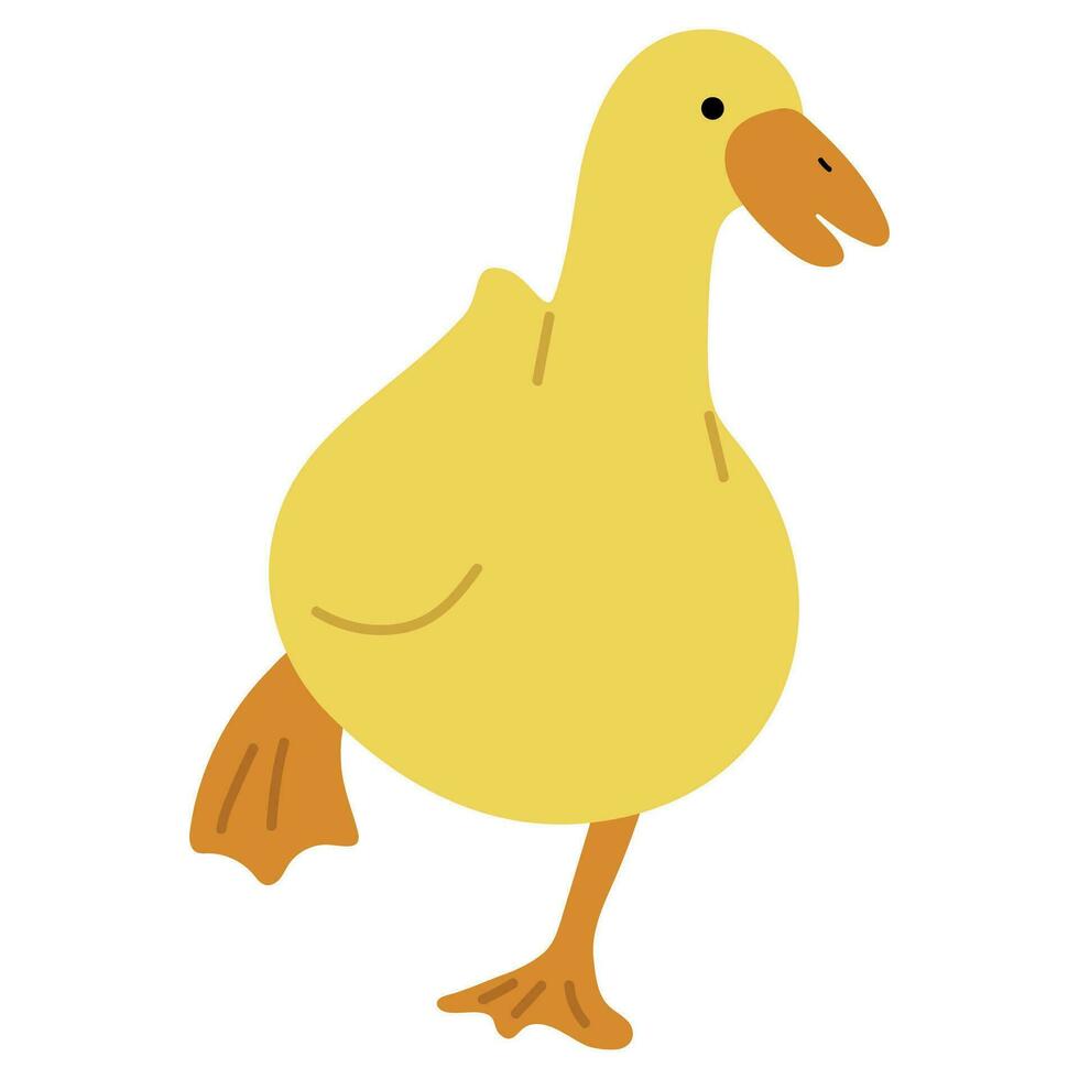 Duck Yellow Single vector