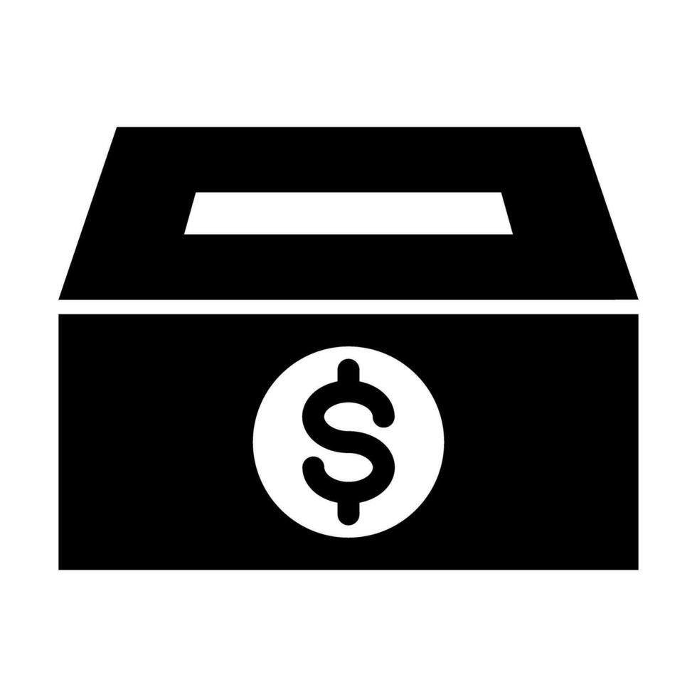Donate Vector Glyph Icon For Personal And Commercial Use.
