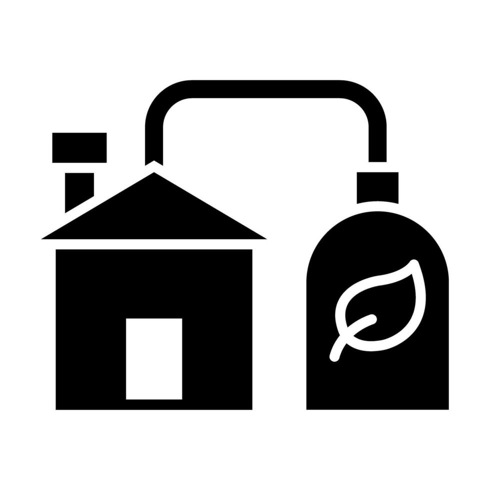 Bio gas Vector Glyph Icon For Personal And Commercial Use.