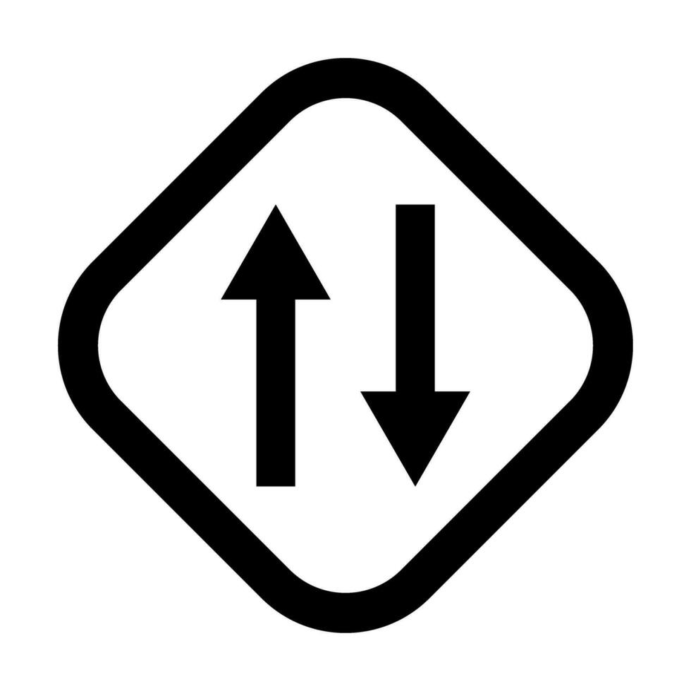 Two Way Vector Glyph Icon For Personal And Commercial Use.
