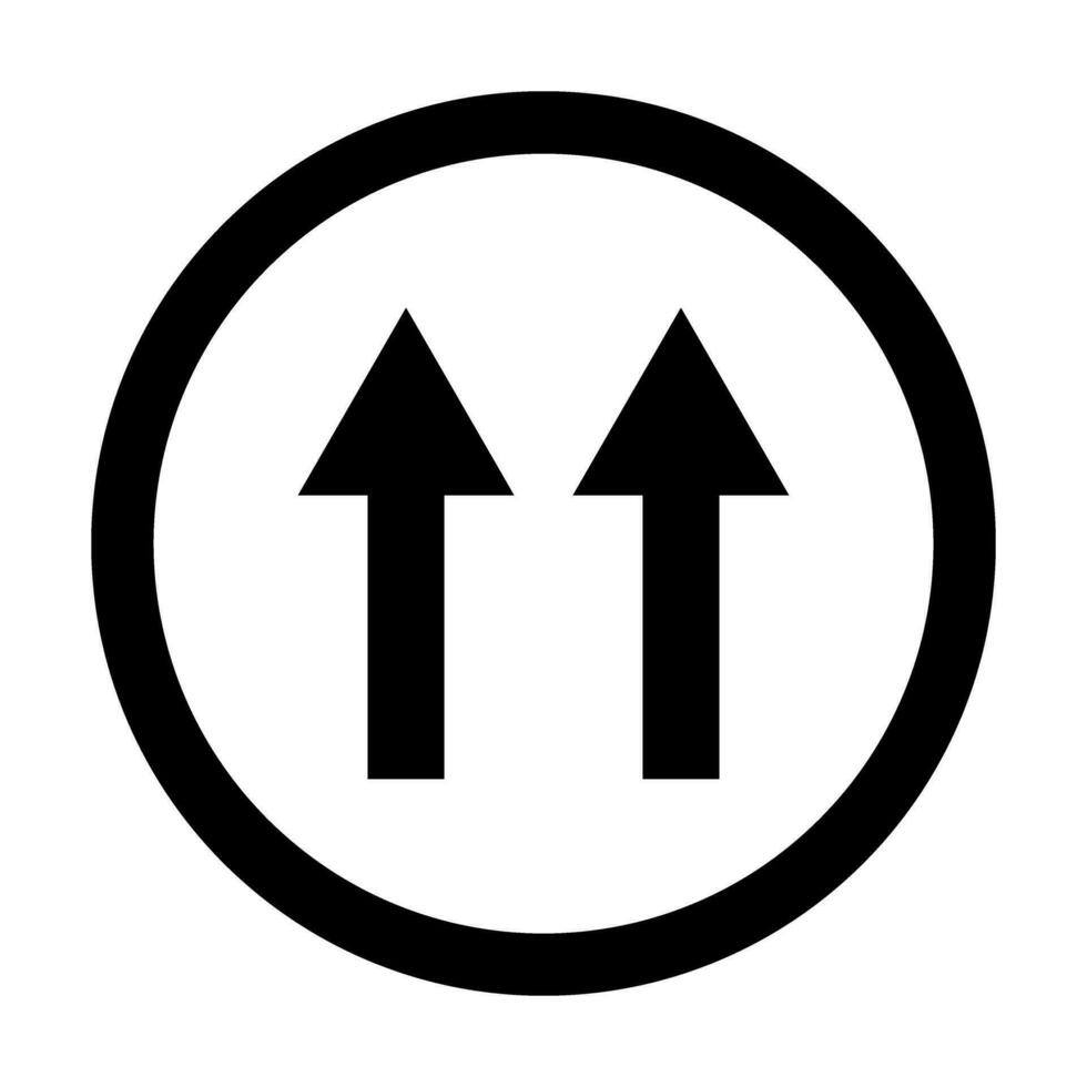 One Way Vector Glyph Icon For Personal And Commercial Use.