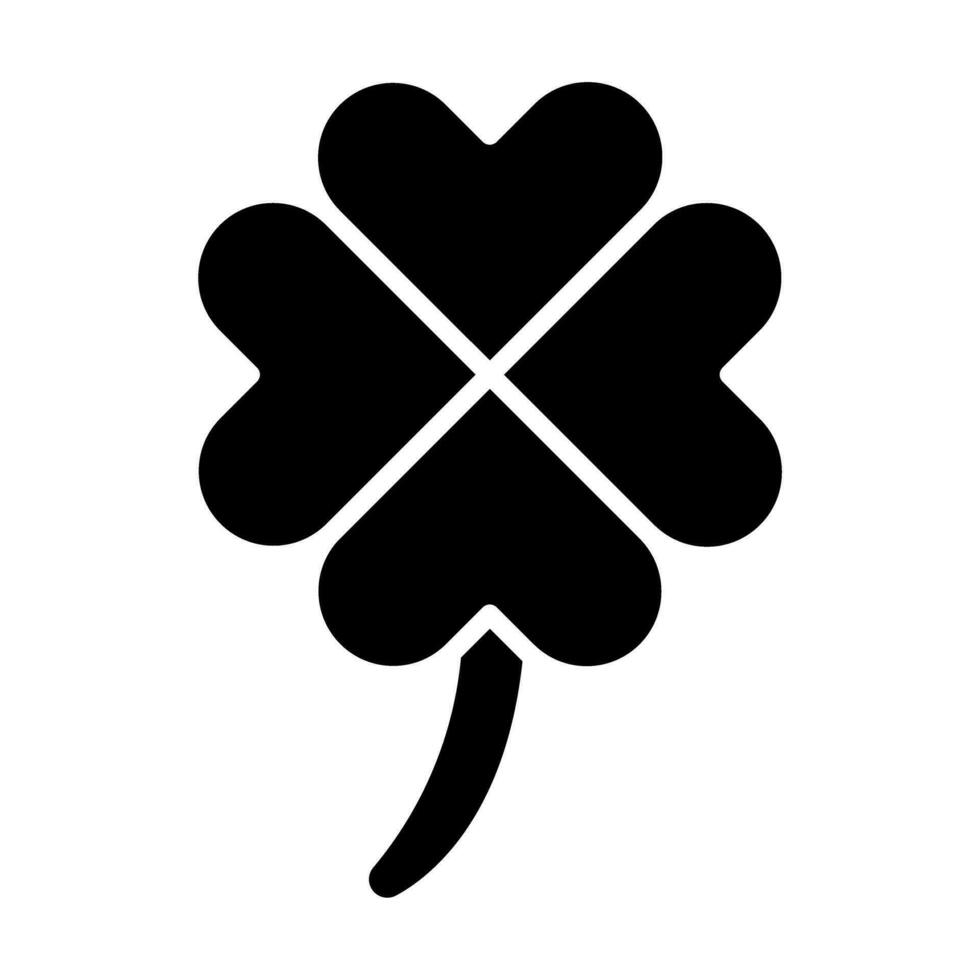 Clover Vector Glyph Icon For Personal And Commercial Use.