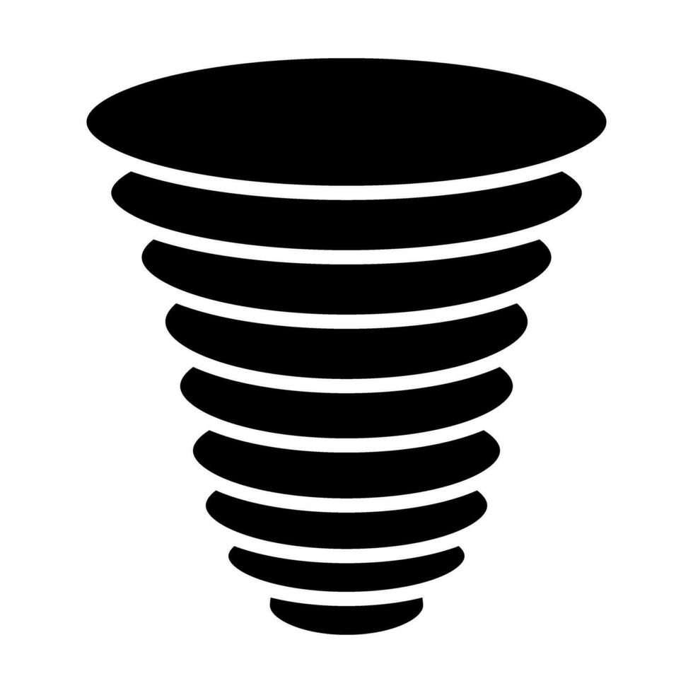 Windstorm Vector Glyph Icon For Personal And Commercial Use.