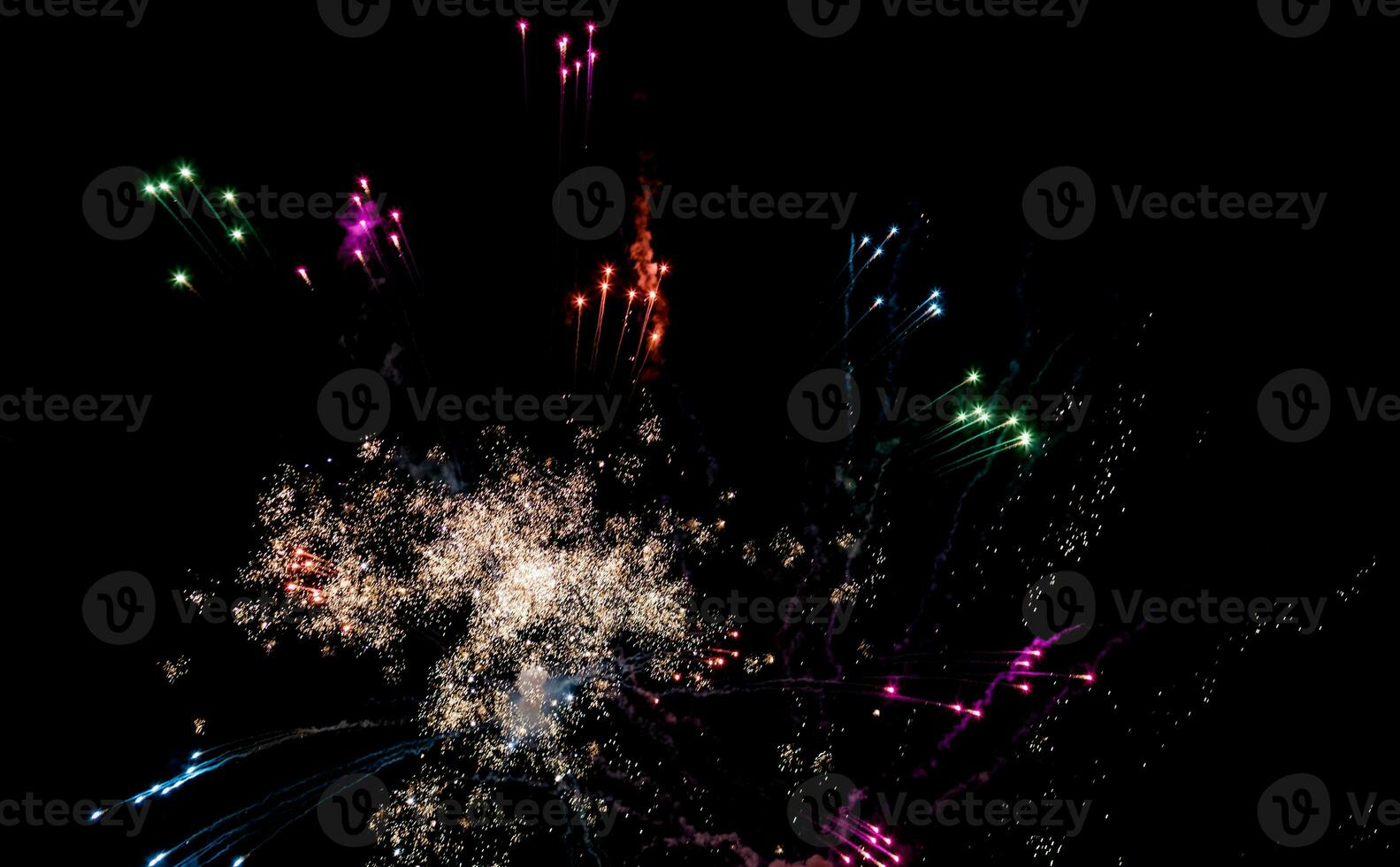 Abstract fireworks celebration photo