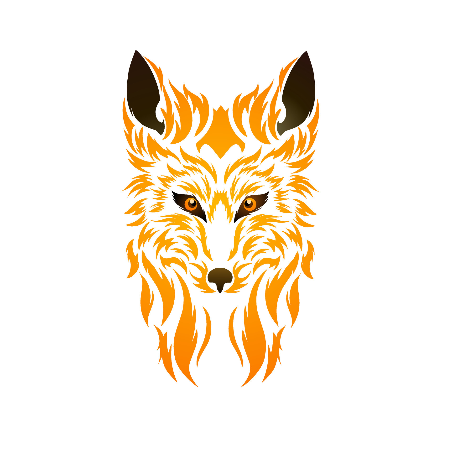 tribal fox designs