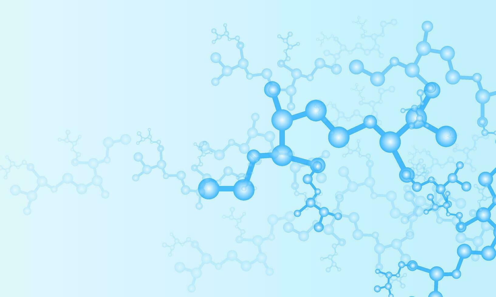 minimalista resumen líquido burbujas moléculas antioxidante vector ilustración