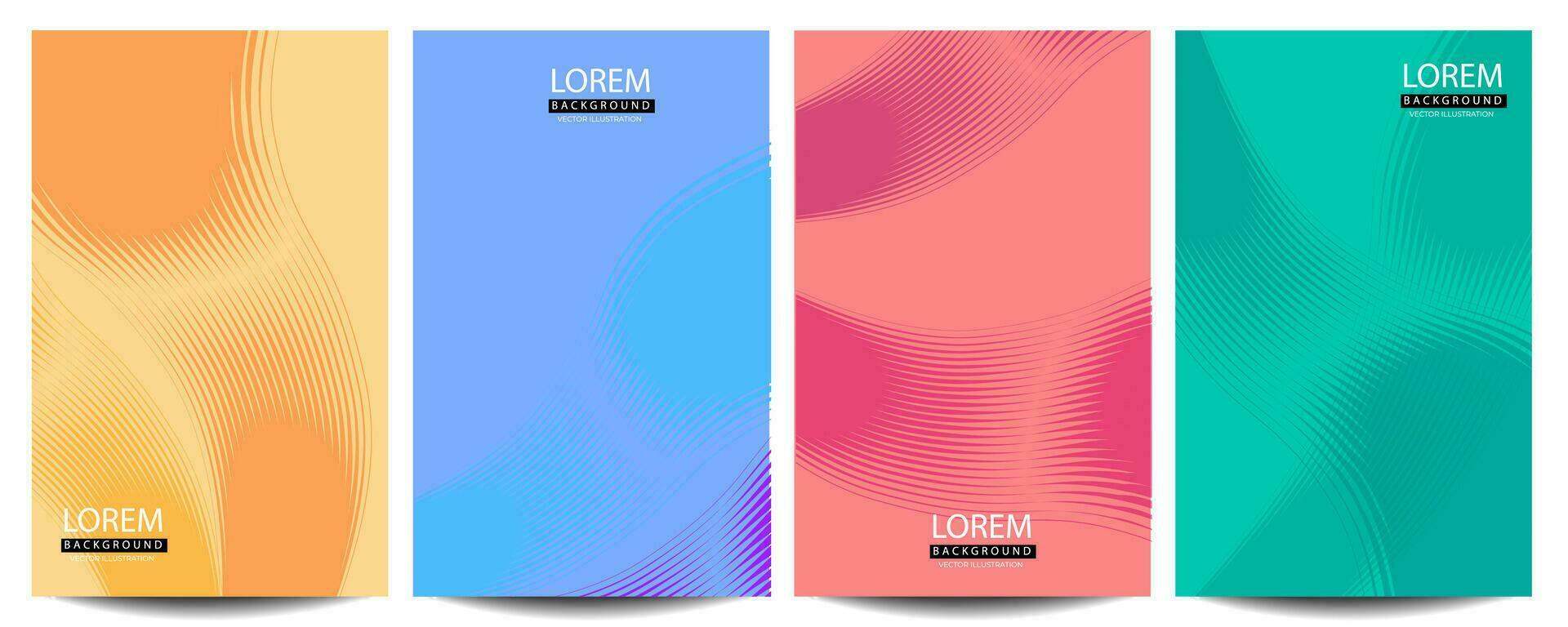 Modern abstract cover design template. Geometric halftone gradients. Future geometric patterns. vector