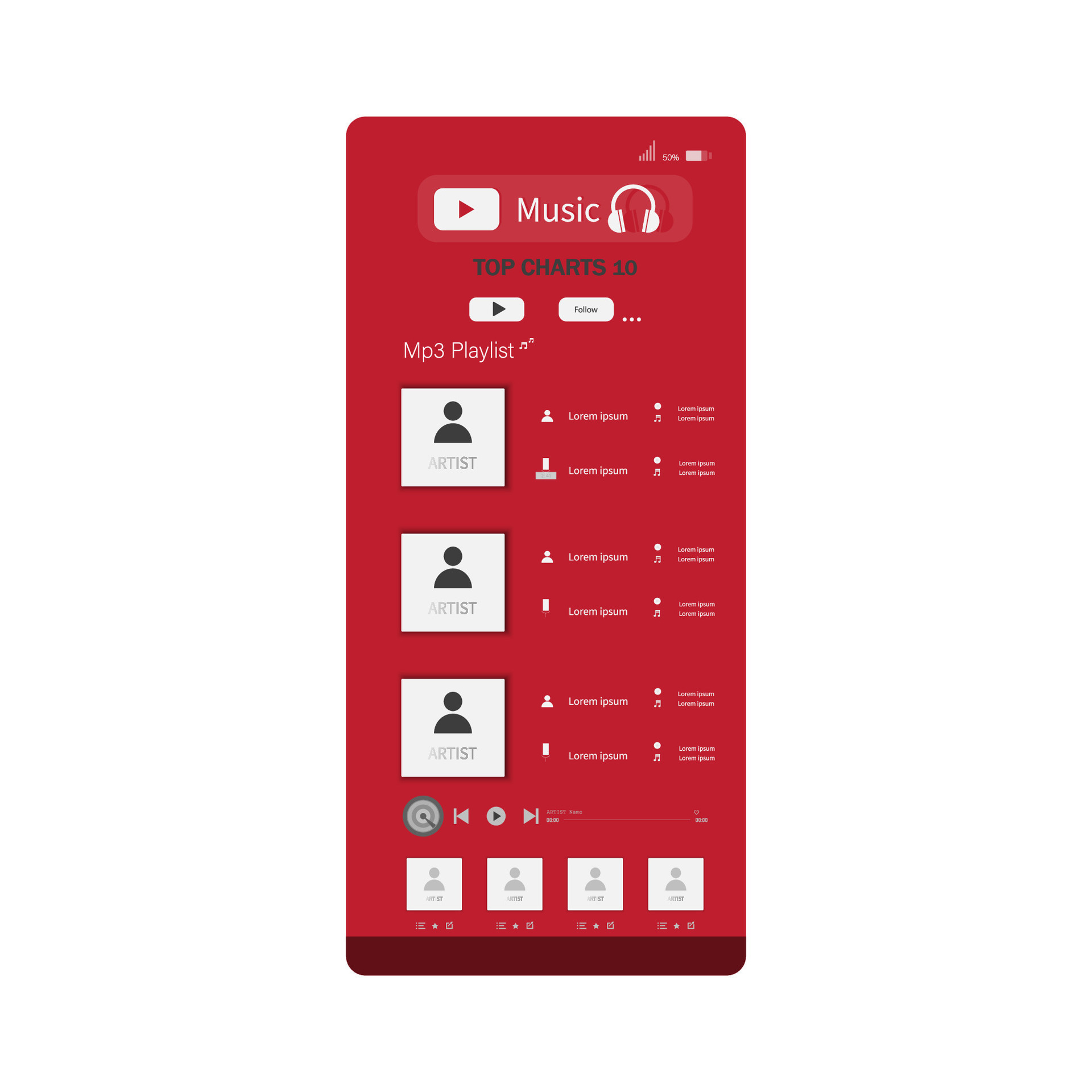 eSound app - Mp3 Music Player 