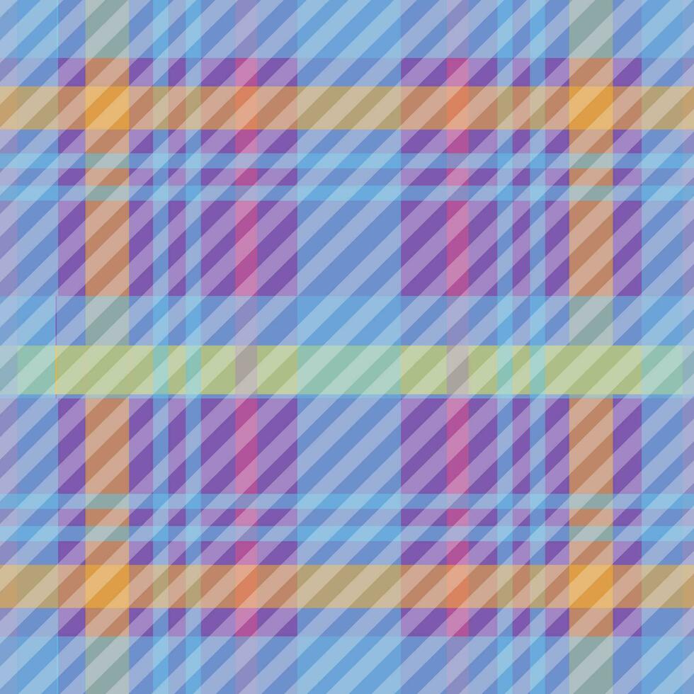 Plaid colourful Scottish, fabric texture pattern vector background.