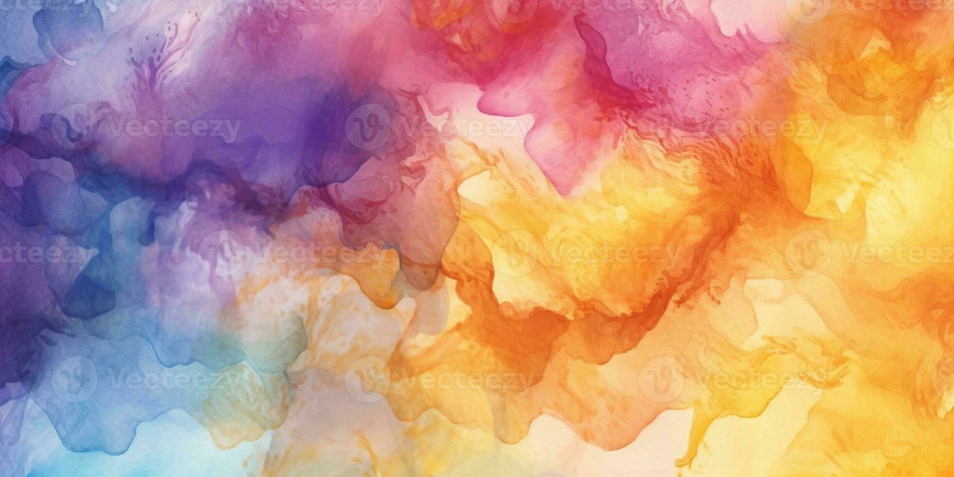 Pastel fluid watercolor abstract background. AI Generated photo