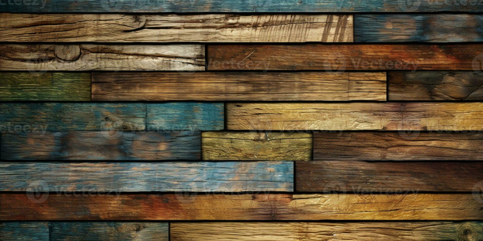 Wood panel texture board background copy space, AI Generated photo