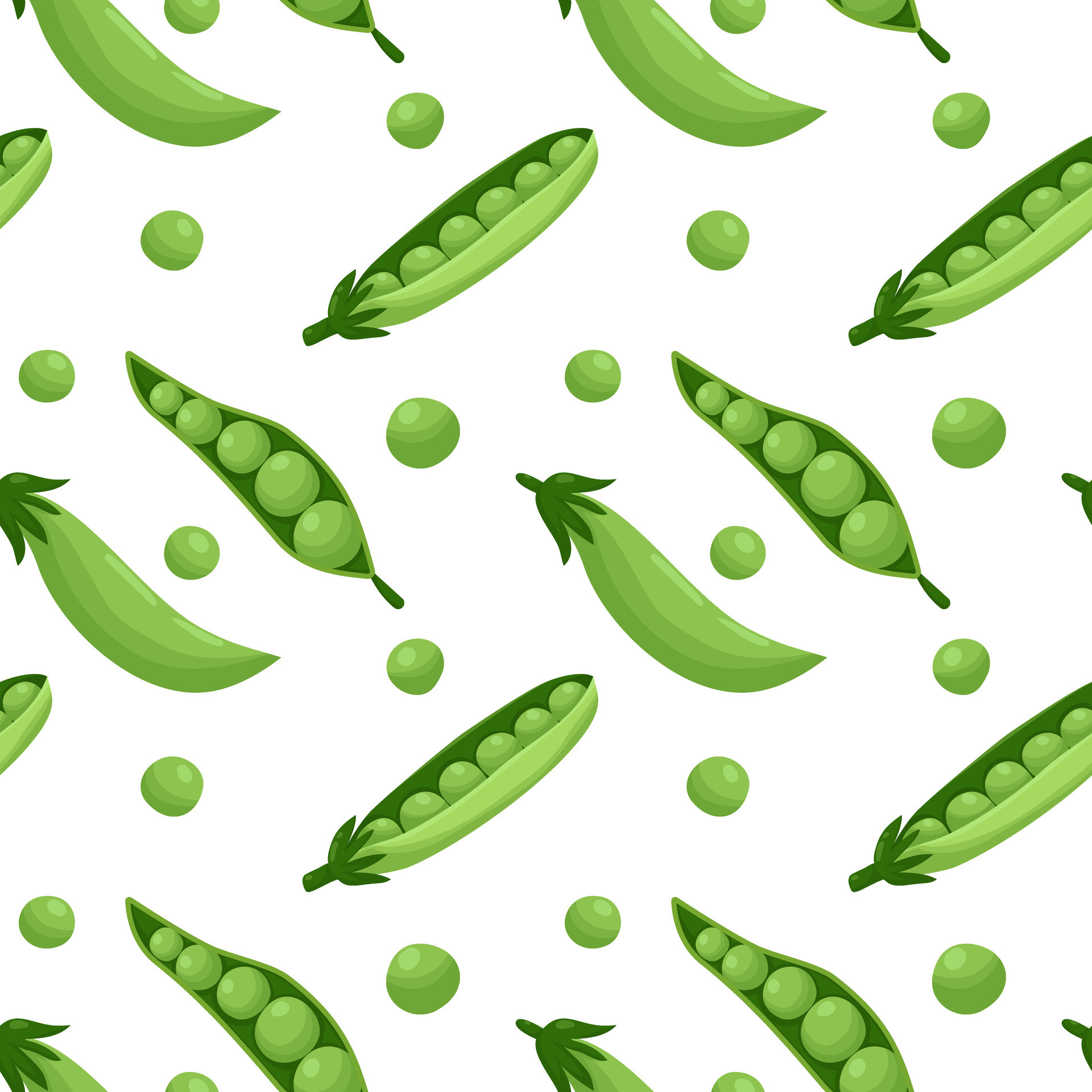 Pattern with green peas 26182708 Vector Art at Vecteezy