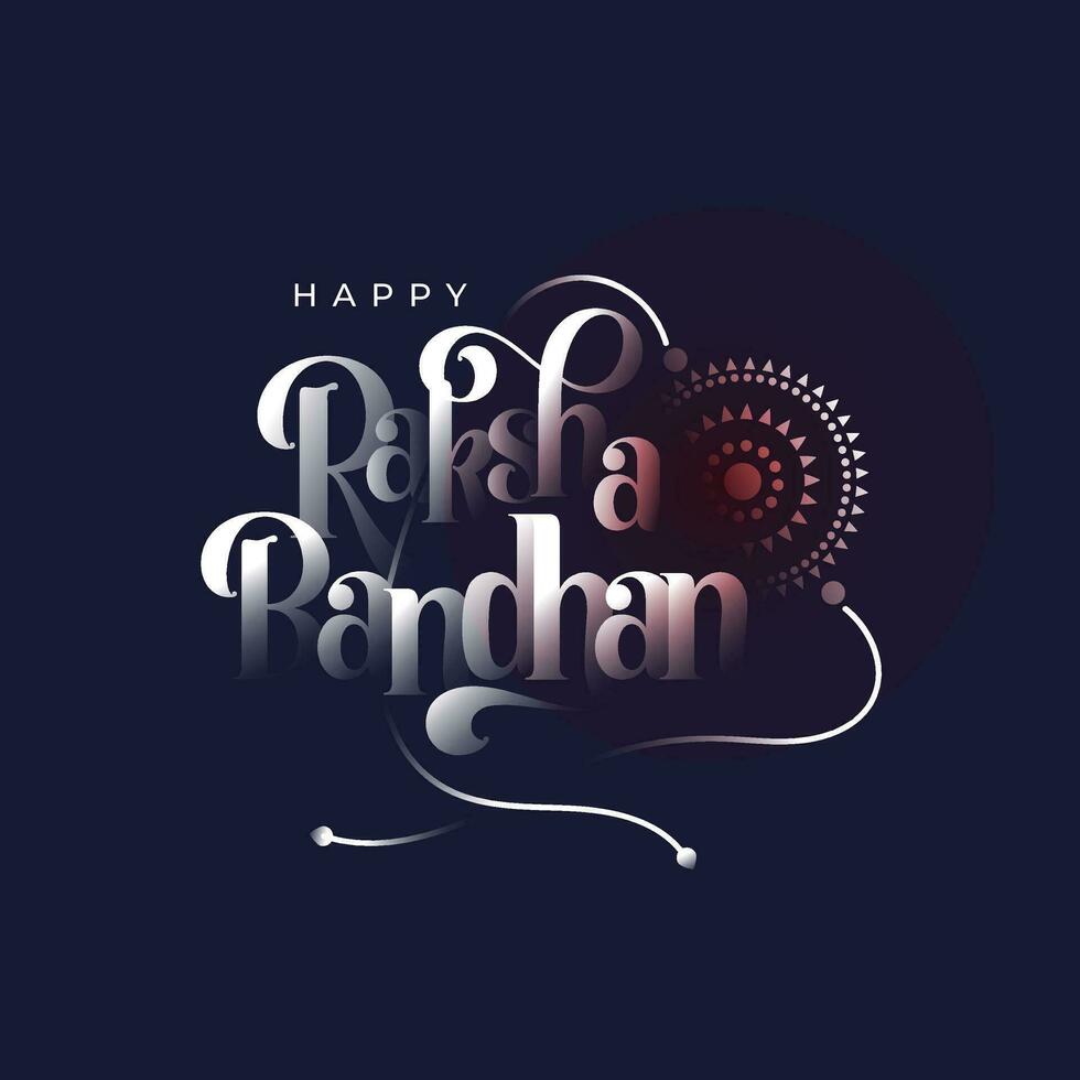 Happy Raksha Bandhan Greeting Background Design Illustration vector