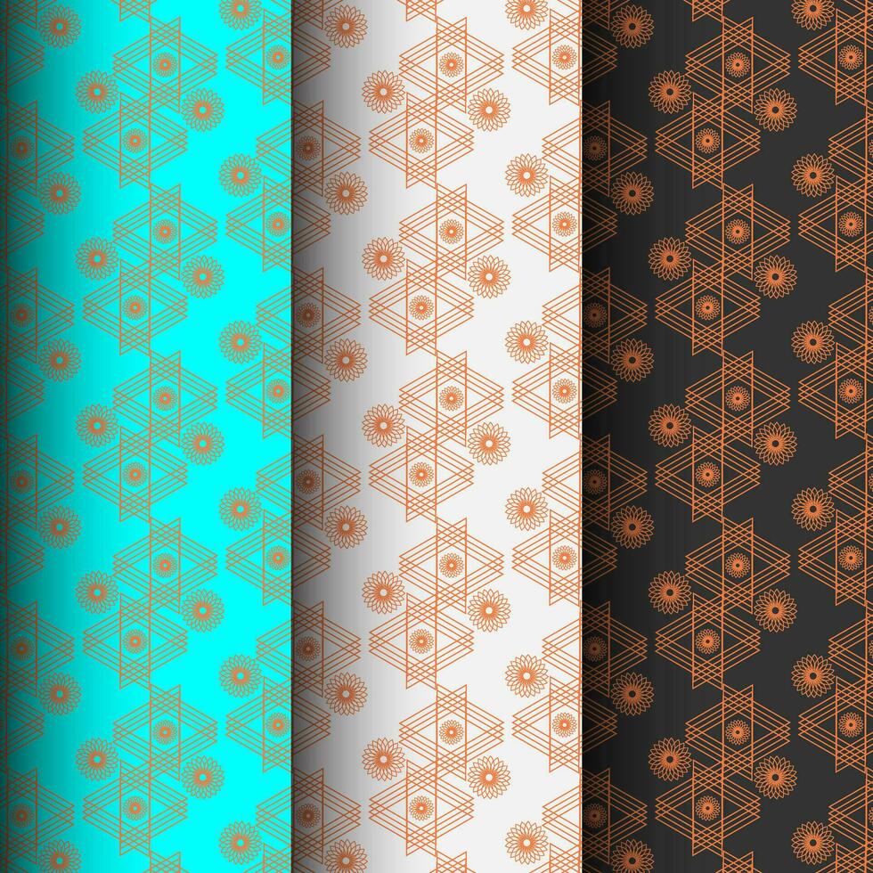 Seamless and  geometric pattern Design with abstract pattern background design template vector