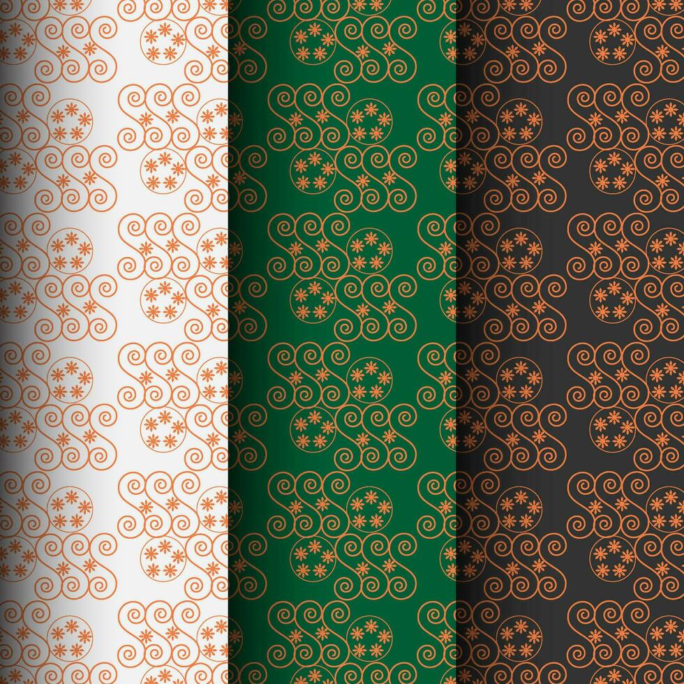 Abstract floral mandala pattern background vector