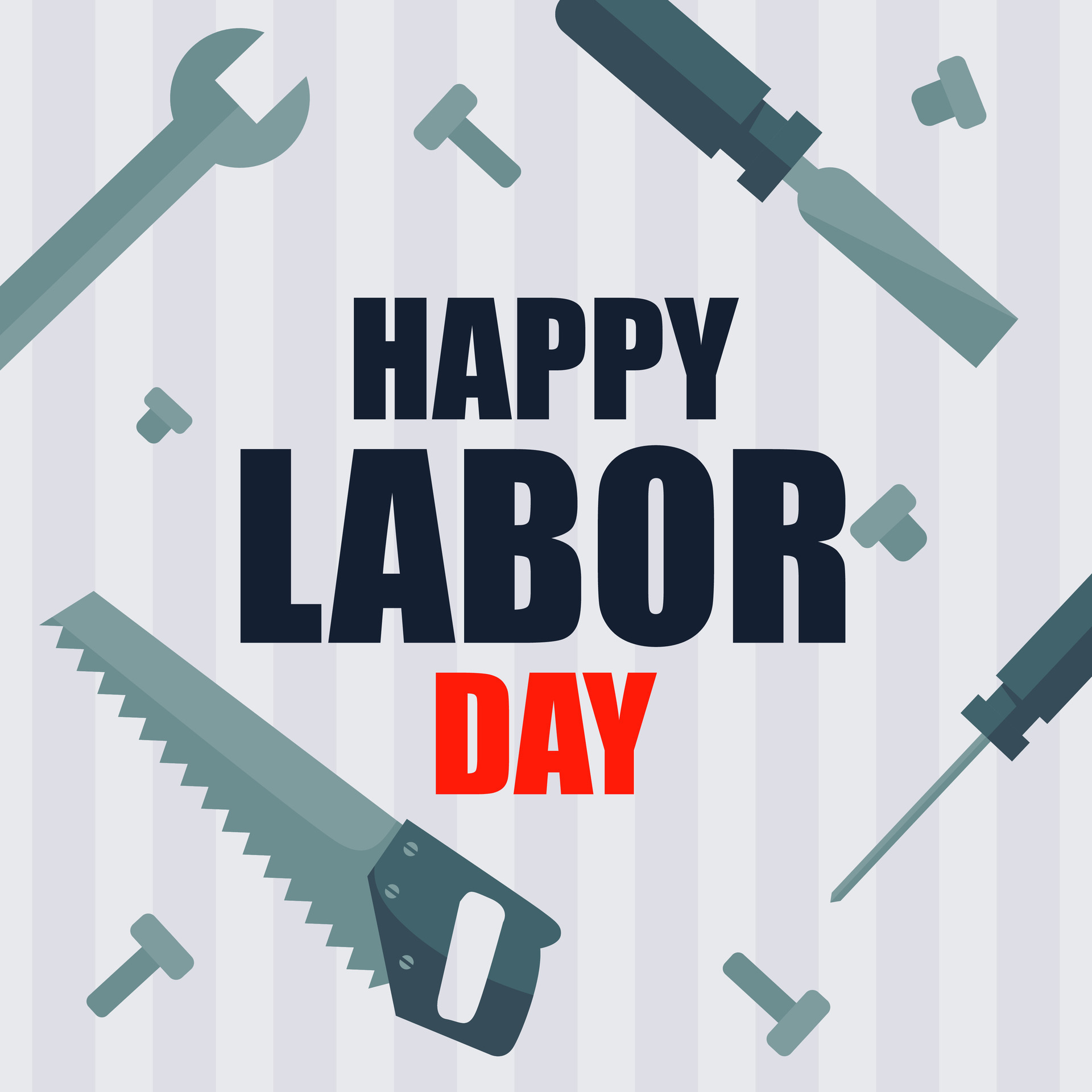 happy labor day social media post design vector illustration 26182896