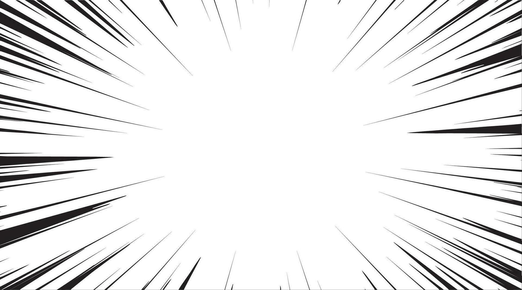 White speed lines vector background.Comics speed frame.explosion backdrop. business banner social media advertising.