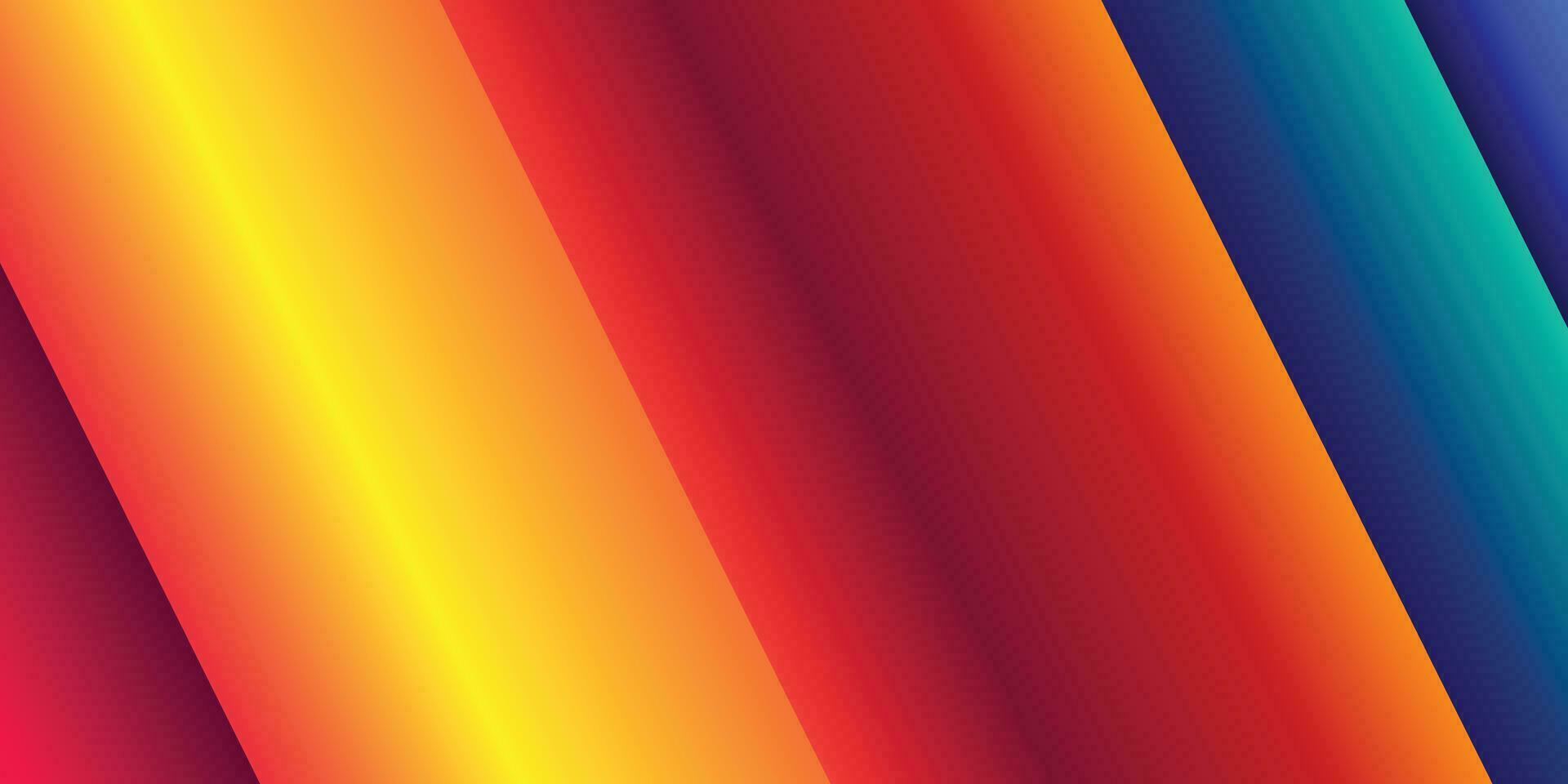 Diagonal colour gradient background template copy space. Colorful colour combination backdrop design. Modern vibrant graphic template for poster, banner, landing page, magazine, cover, or web page. vector