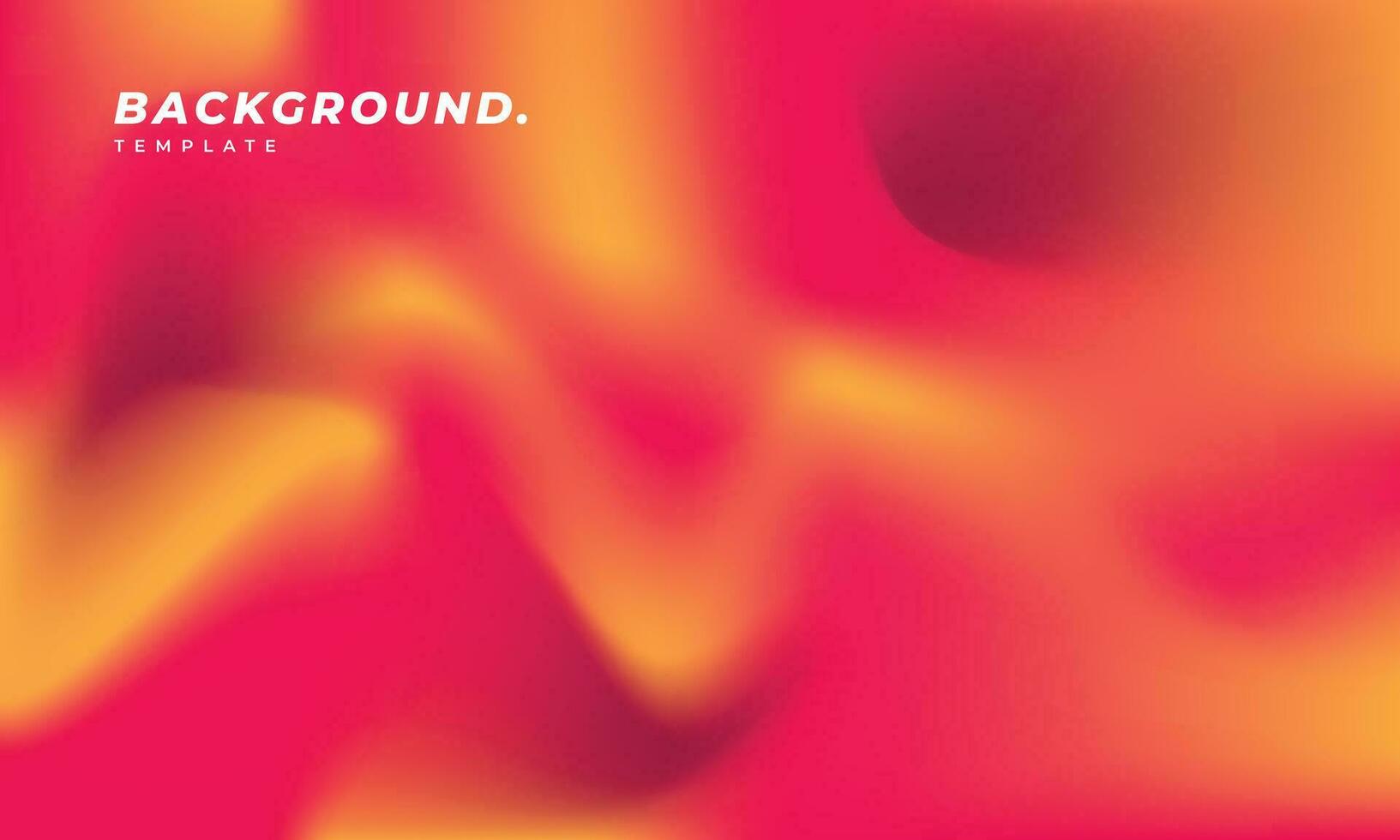 Vibrant red and orange gradient mesh background template copy space. Smooth and abstract colour gradation backdrop design for poster, banner, landing page, branding, magazine, cover, or brochure. vector