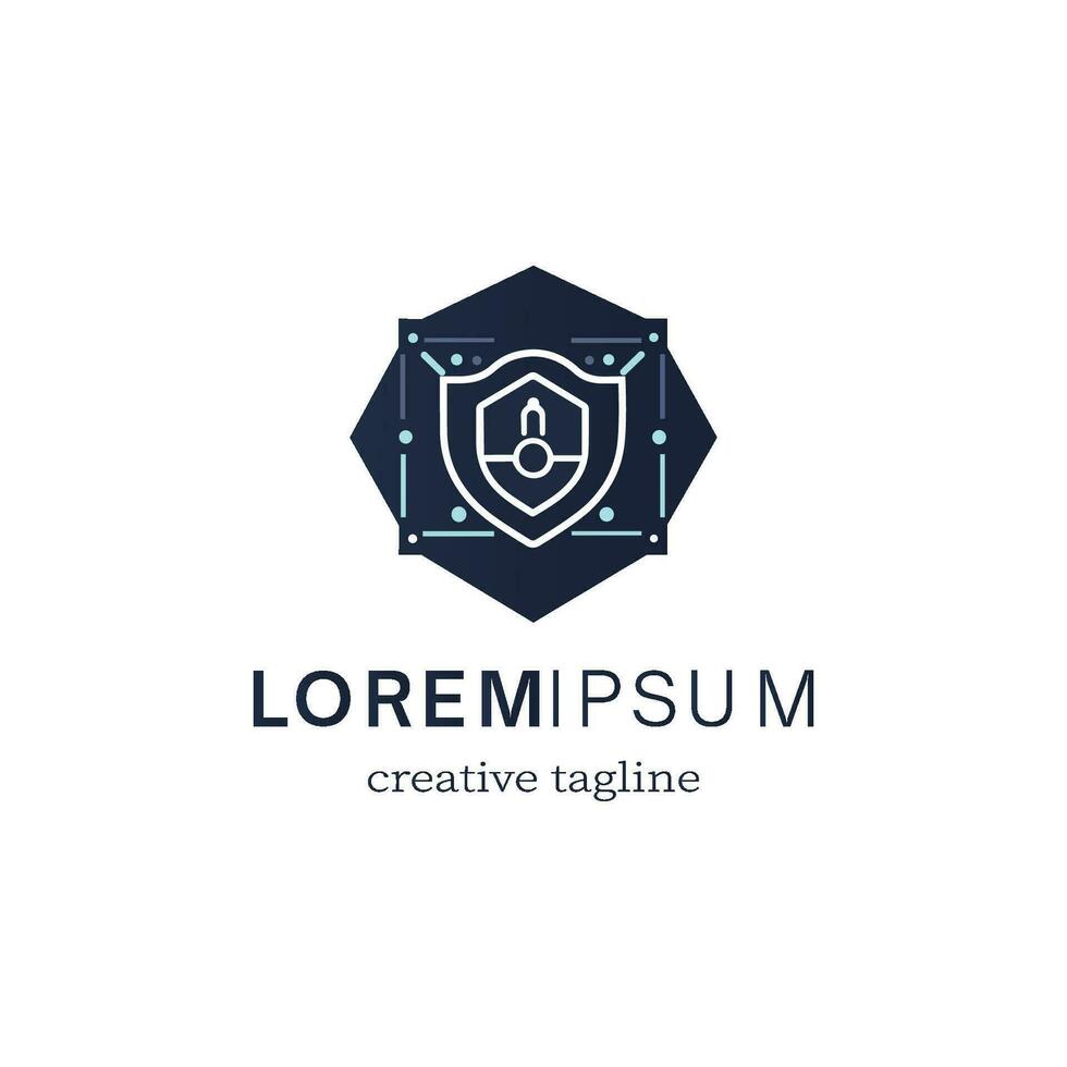 vector technological logo template