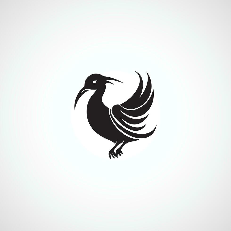 Duck icon illustration logo design vector