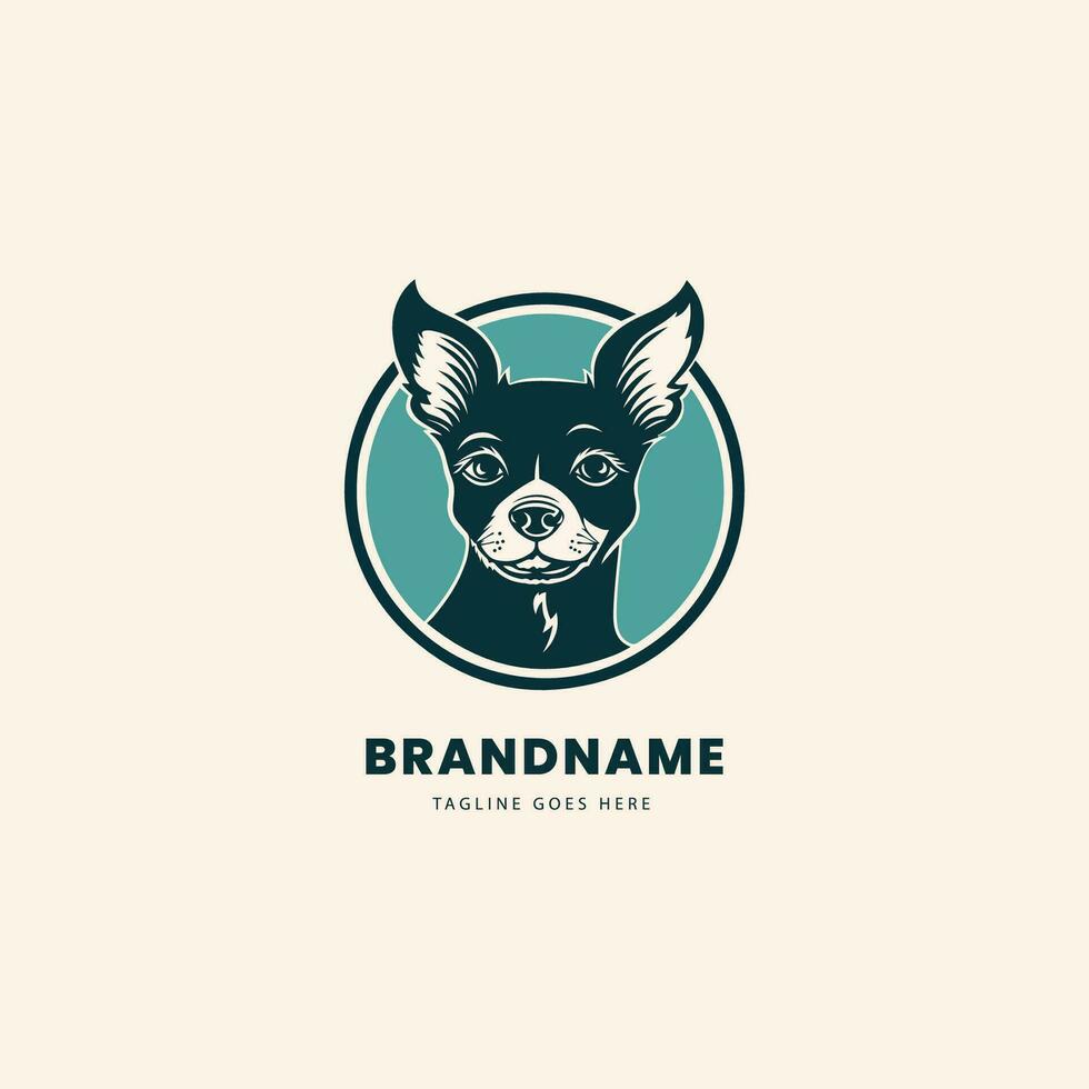 vector dog logo template