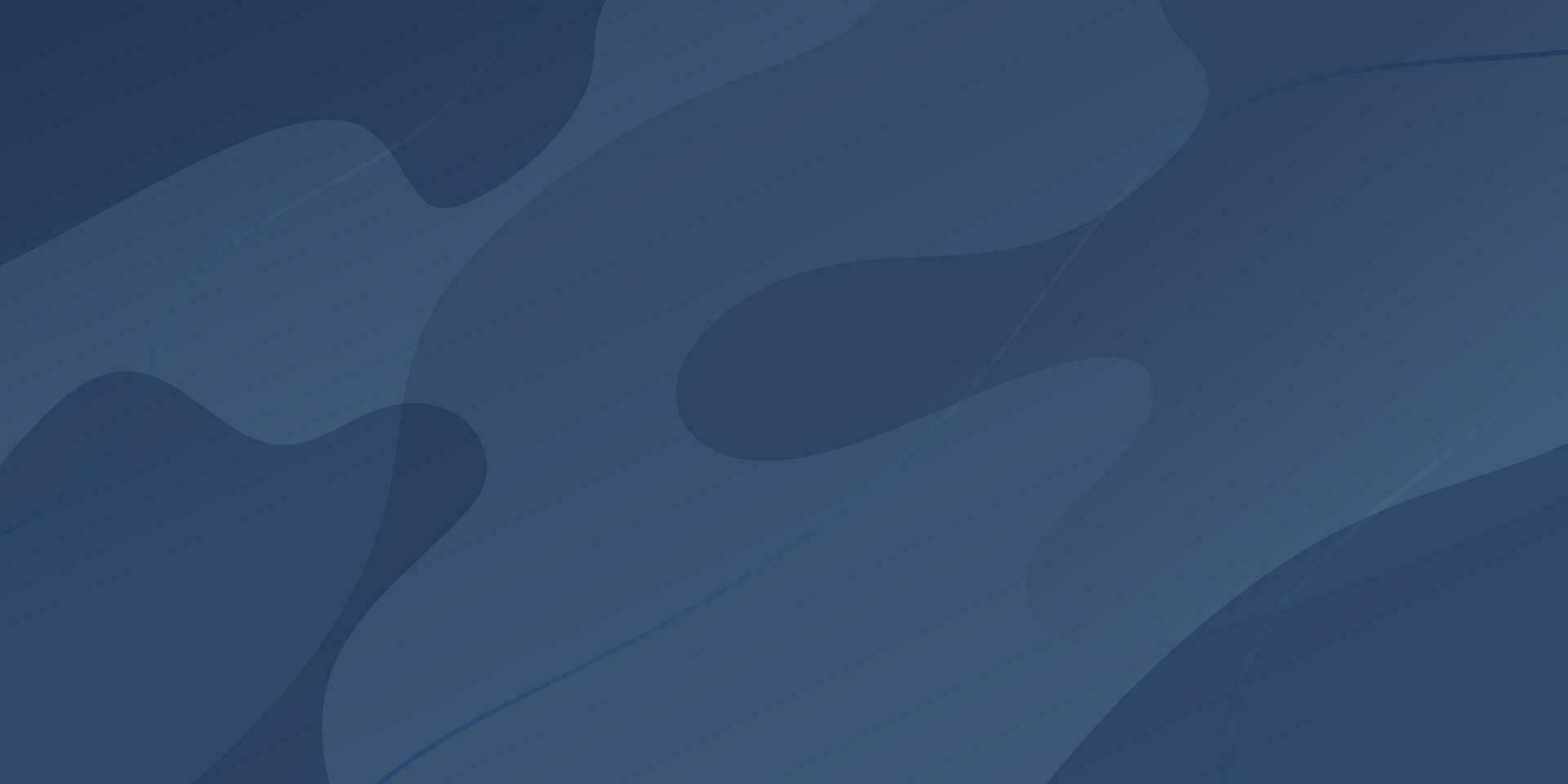 dark blue modern abstract curves background illustration vector