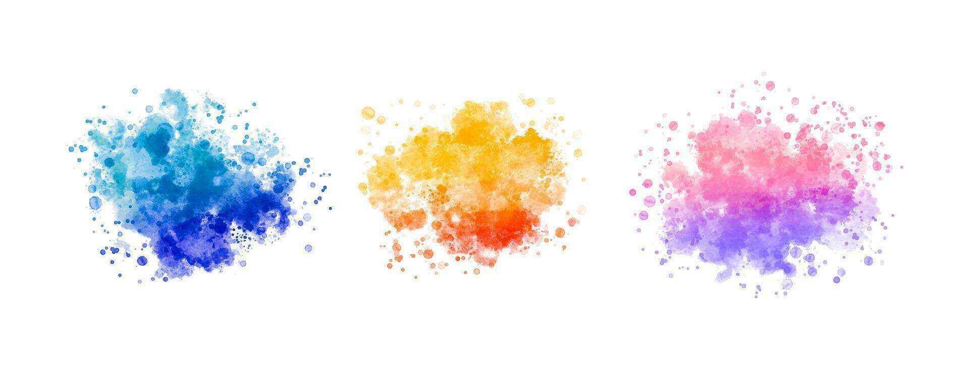 watercolor vector stains, background for texts