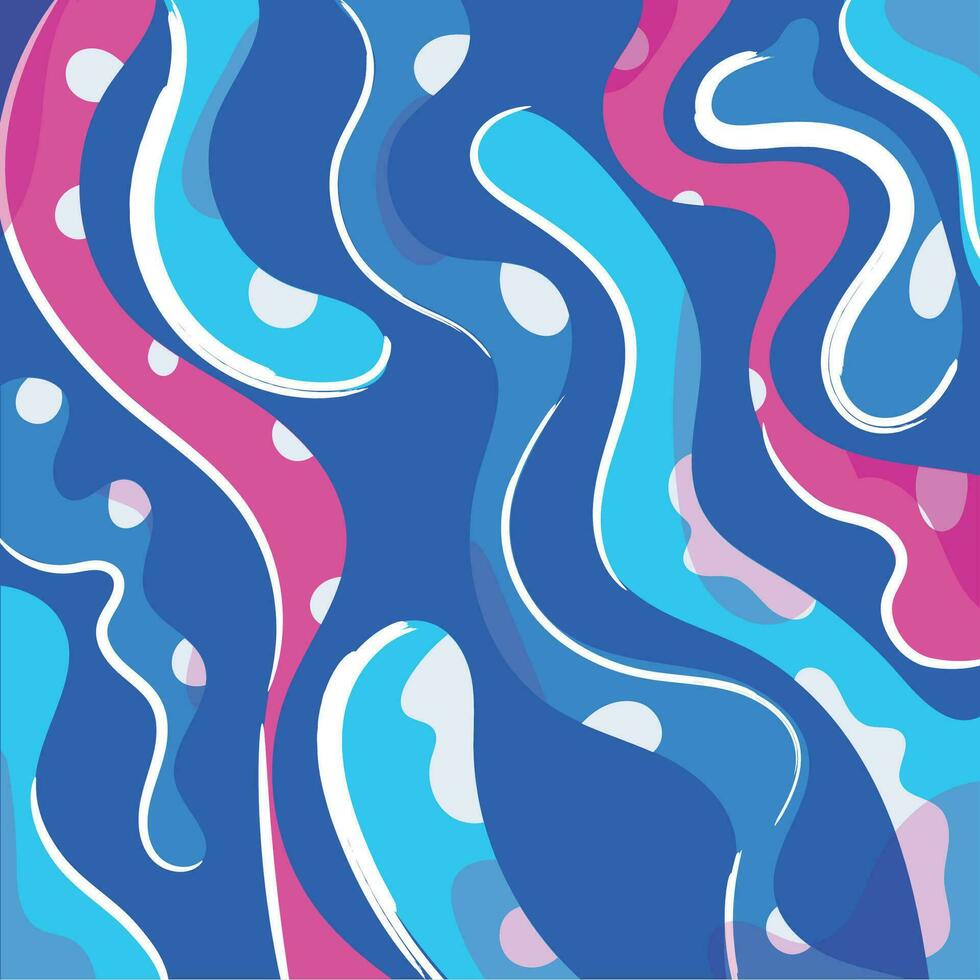 Vibrant colored hand drawn pattern background Vector illustration