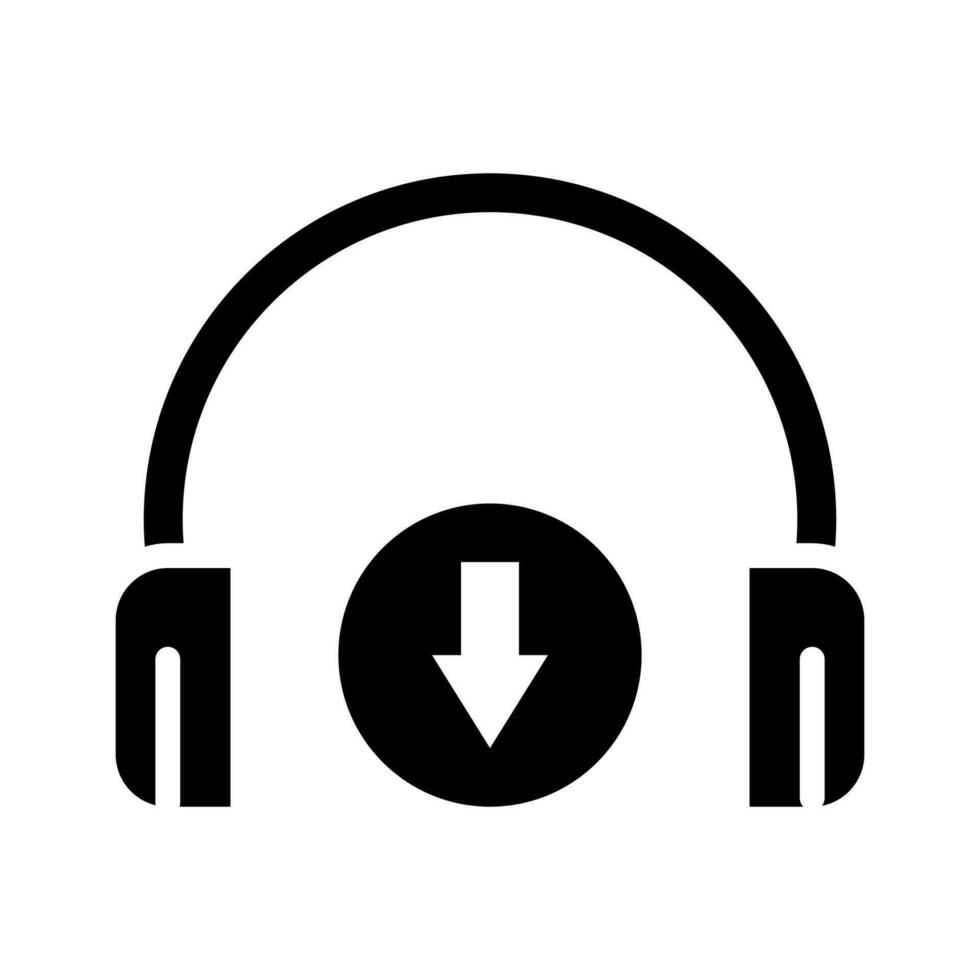 music download icon for web and mobile,isolate on white background vector