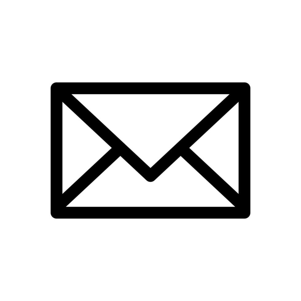 Message Icon. Email or News Illustrations - Vector, Sign and Symbol for Design, Presentation, Website or Apps Elements. vector