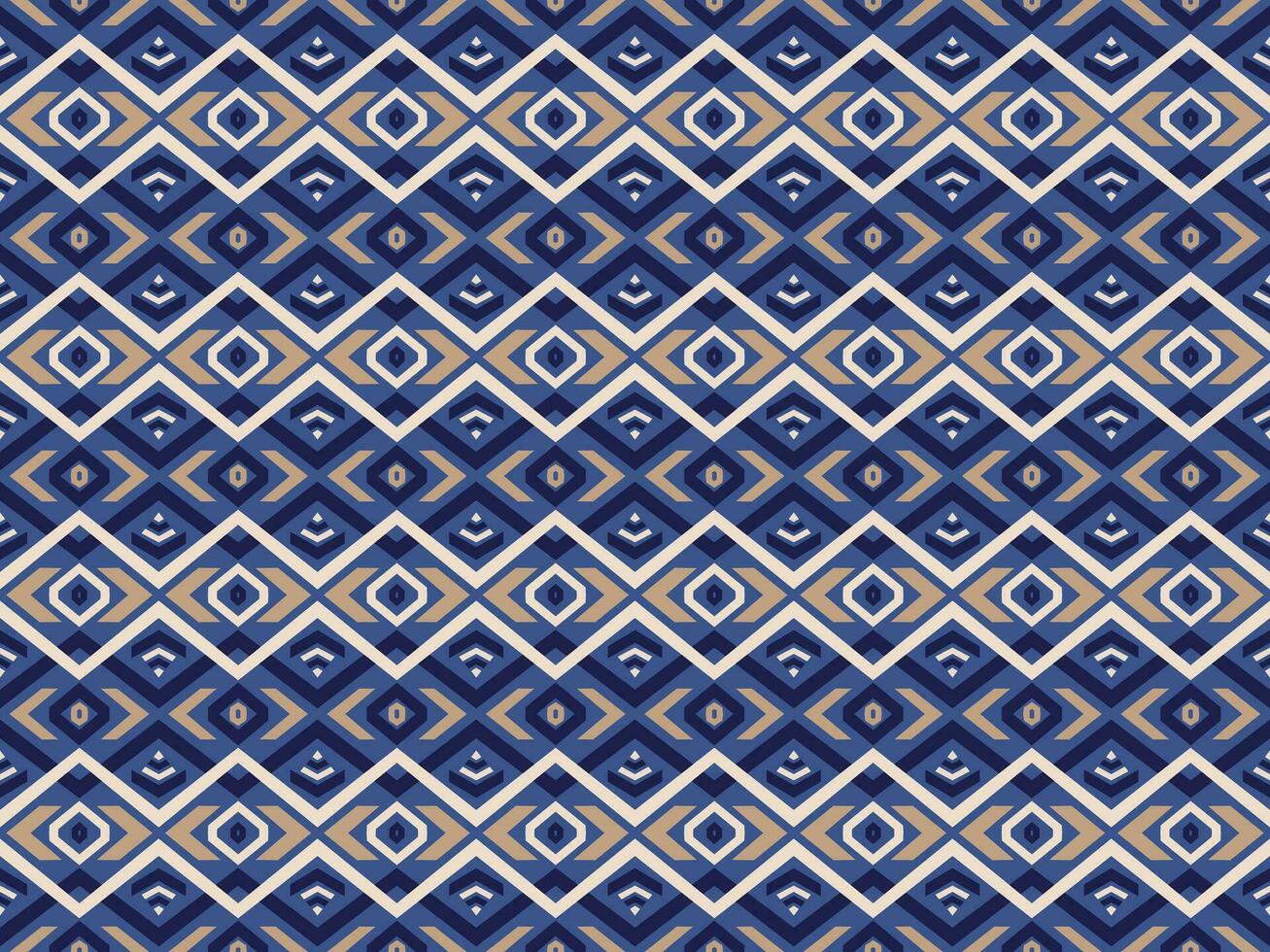 étnico resumen ikat Arte. sin costura modelo en tribal, gente bordado, y mexicano estilo. azteca geométrico Arte ornamento impresión. diseño para alfombra, fondo de pantalla, ropa, envase, tela, cubrir, textil. vector