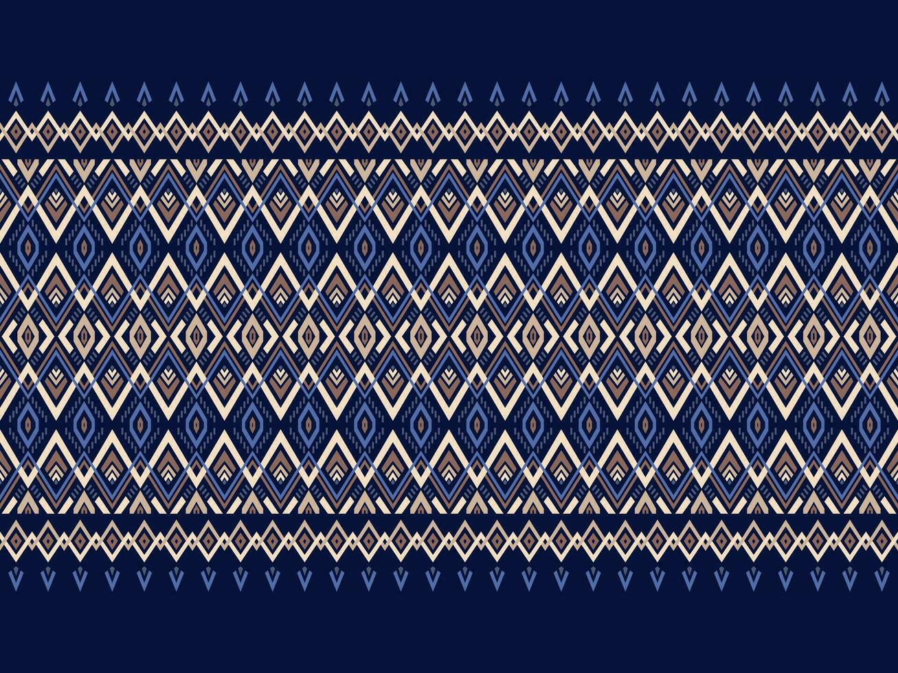 Ethnic abstract ikat art. Seamless pattern in tribal, folk embroidery, and Mexican style. Aztec geometric art ornament print. Design for carpet, wallpaper, clothing, wrapping, fabric, cover, textile. vector