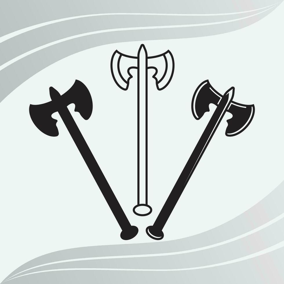 Axe, Axe Silhouette,Lumberjack Eps, Axe Eps, Axe Clipart, Cross Axe, Woodcutter Eps vector