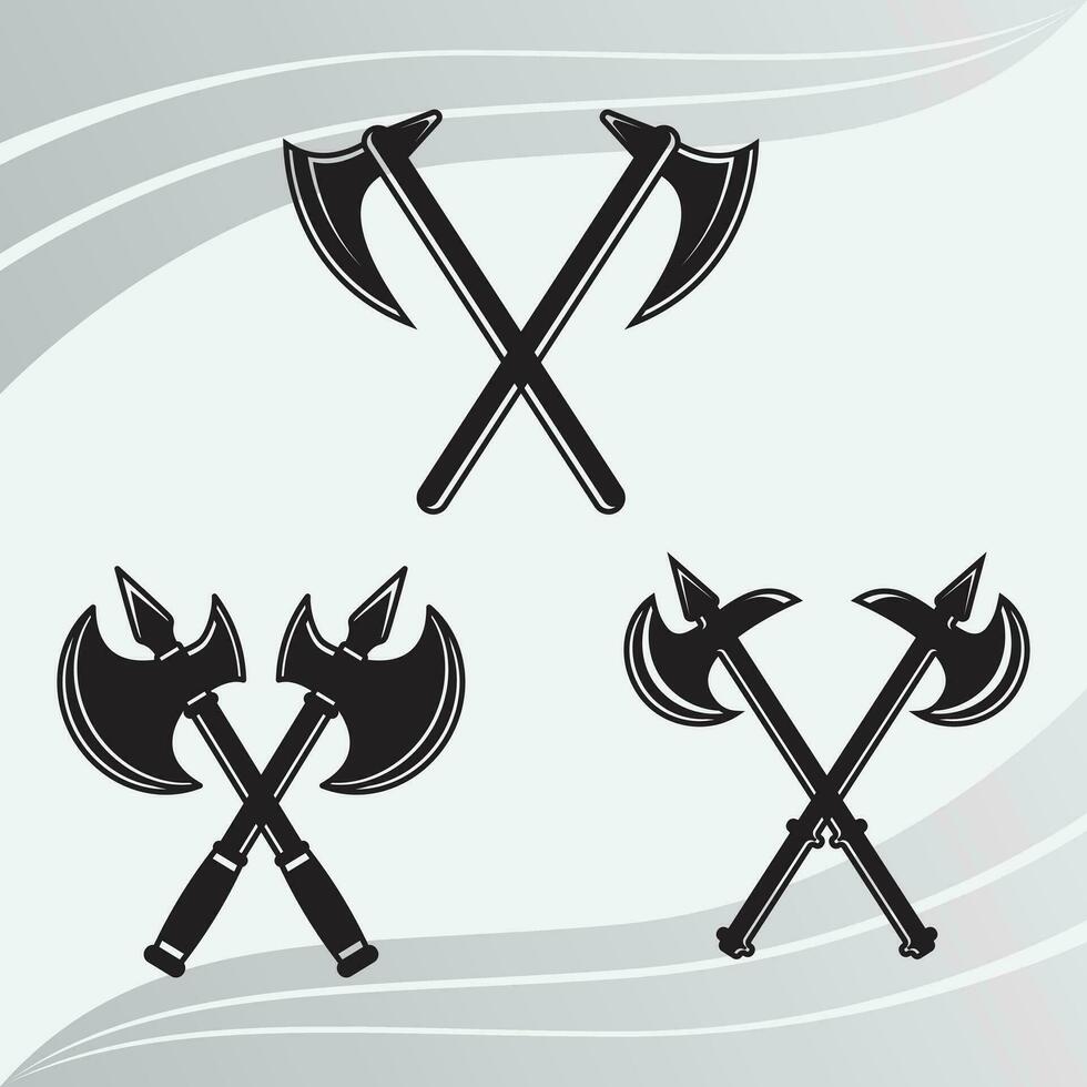 Axe, Axe Silhouette,Lumberjack Eps, Axe Eps, Axe Clipart, Cross Axe, Woodcutter Eps vector