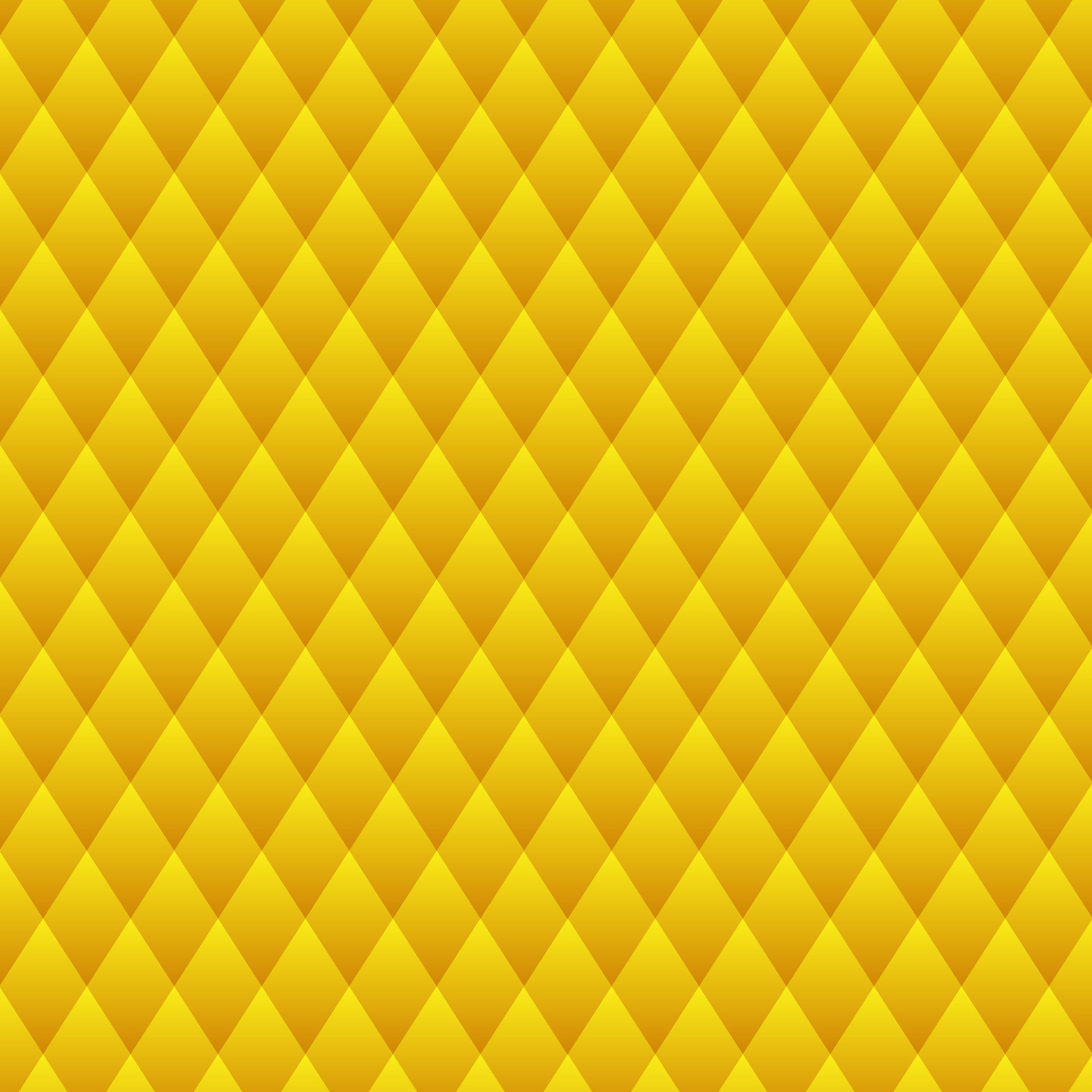 Yellow upholstery leather texture background. Gradient rhombuse